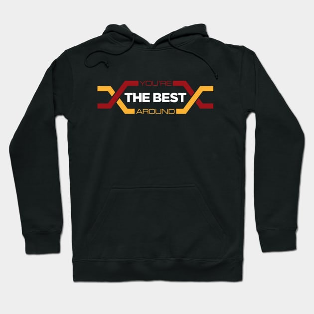 You're The Best Around Montage - All Valley Karate Kid Championship Hoodie by RetroReview